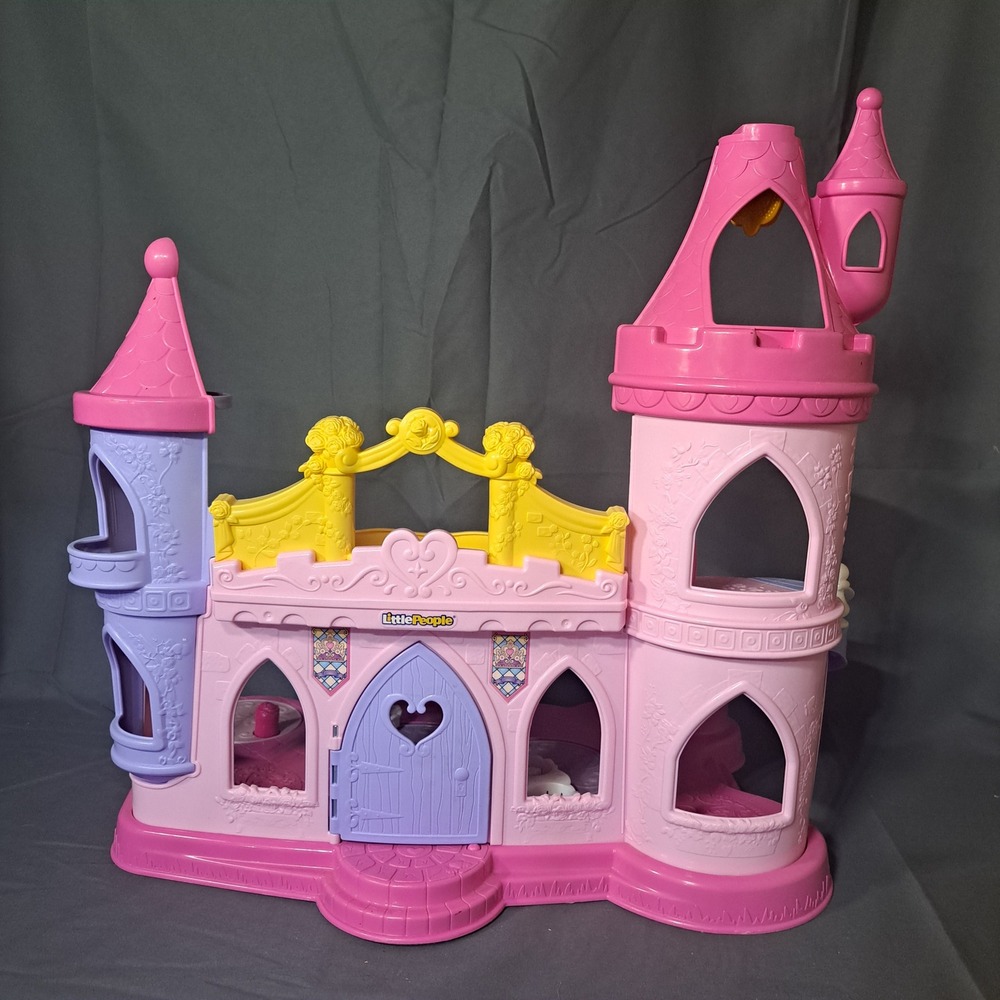 Fisher-Price Little People Disney Princess Songs Castle Playset WORKS 2014